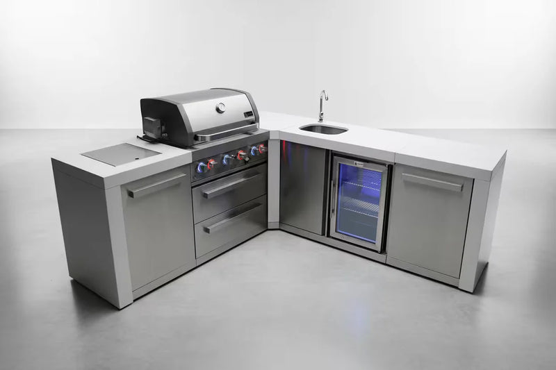 Load image into Gallery viewer, Mont Alpi 400 Deluxe Island with a 90 Degree Corner and Beverage Center