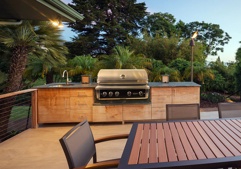 Load image into Gallery viewer, The Ranch Pro 42″ Gas Grill Black