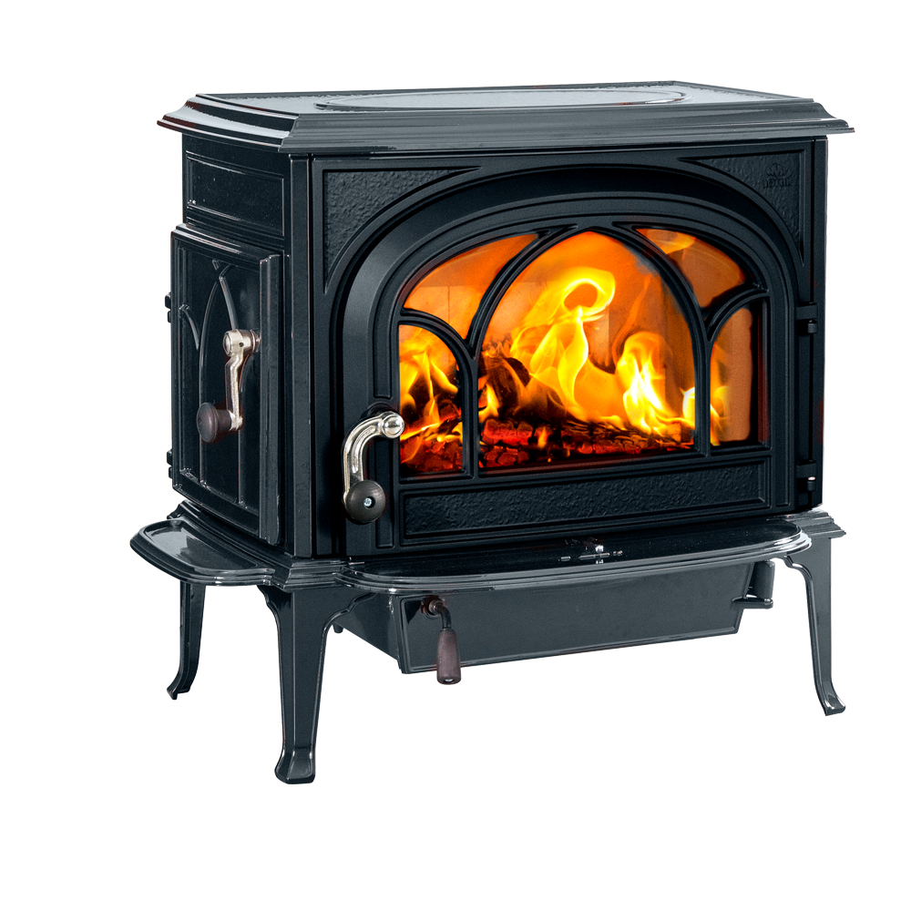 F 500 V3 OSLO Wood Stove with Aches Black (Open Box) – Fireplace