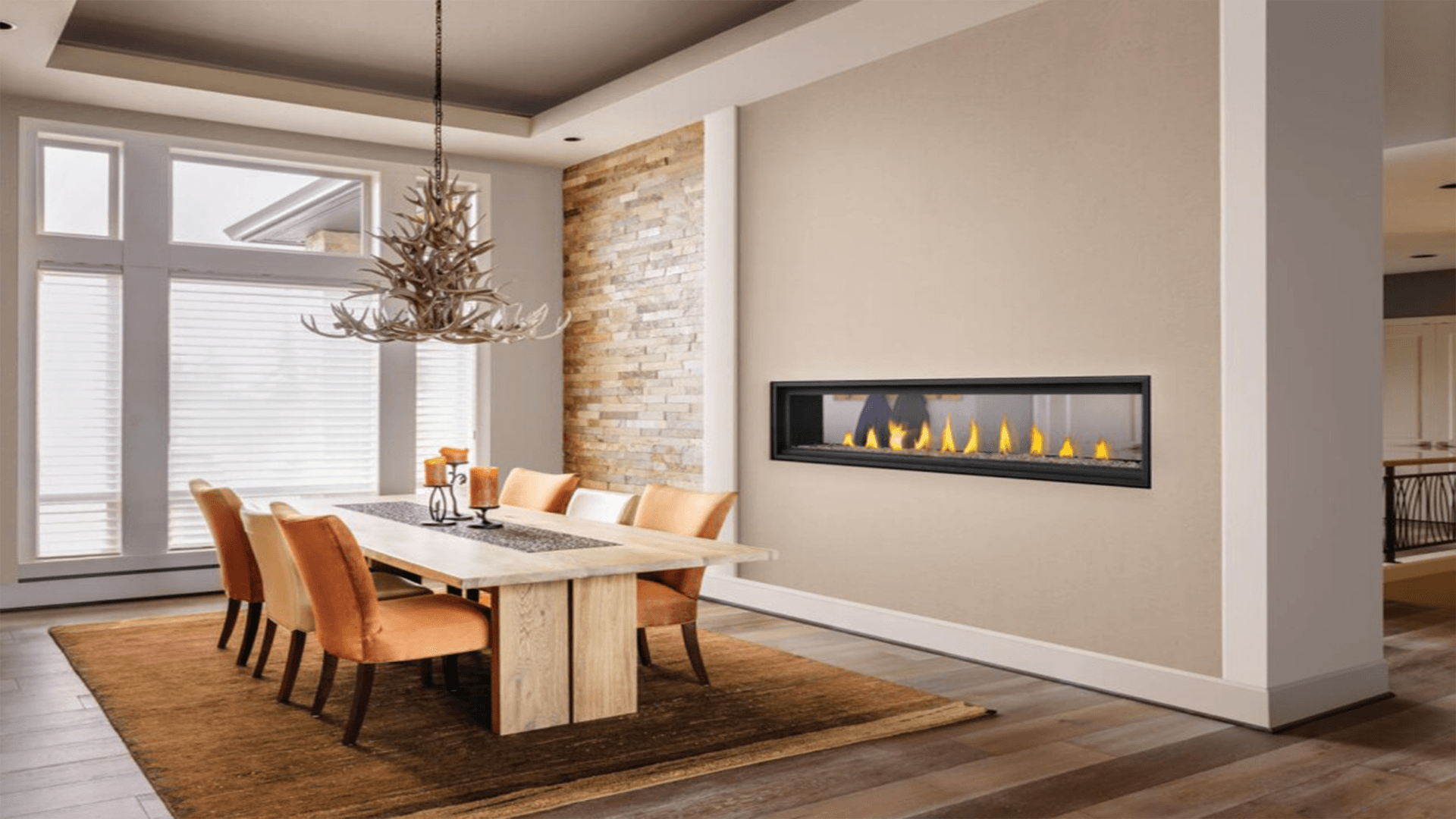 VECTOR™ 74 See-Thro Fireplace – Fireplace store Mississauga