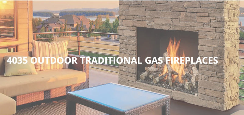 Load image into Gallery viewer, 4035 Outdoor Traditional Gas Fireplaces (Display model)