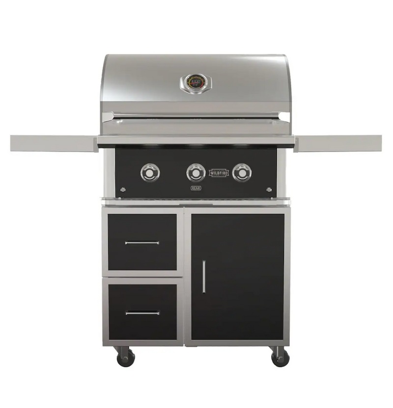 Load image into Gallery viewer, The Ranch Pro 30″ Black Gas Grill with 30" Black Grill Cart