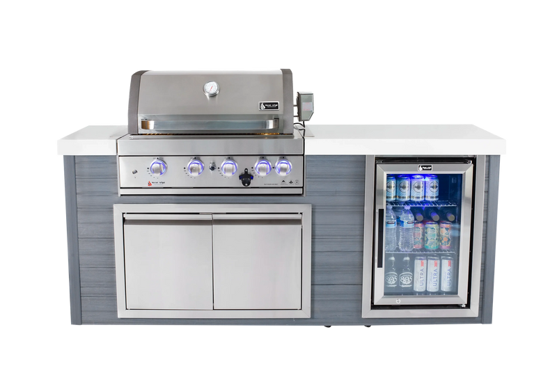 Load image into Gallery viewer, Mont Alpi 4 Burner Stainless Steel Artwood Outdoor Kitchen