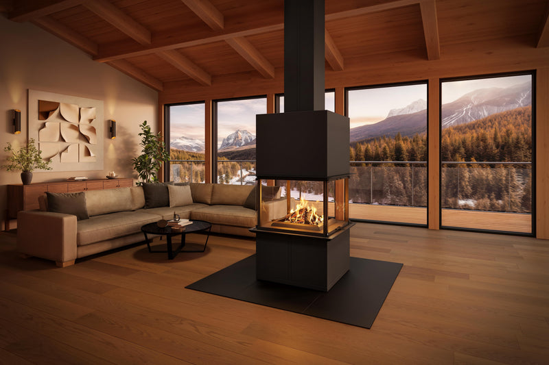 Load image into Gallery viewer, ORLEANS - Valcourt Wood Fireplace
