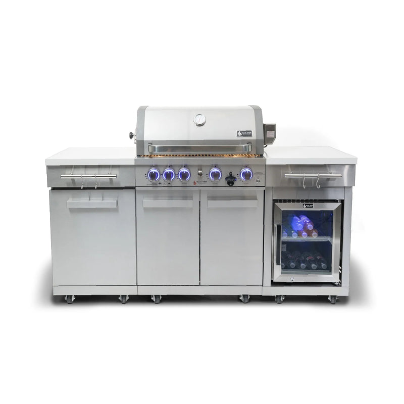 Load image into Gallery viewer, Mont Alpi 957 Stainless Steel Compact Outdoor Kitchen and Fridge