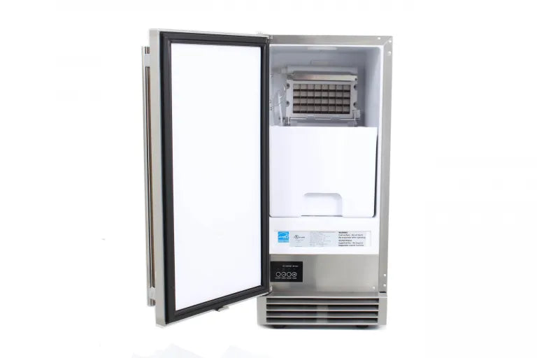 Load image into Gallery viewer, Blaze 50 Lb. 15-Inch Outdoor Ice Maker with Gravity Drain