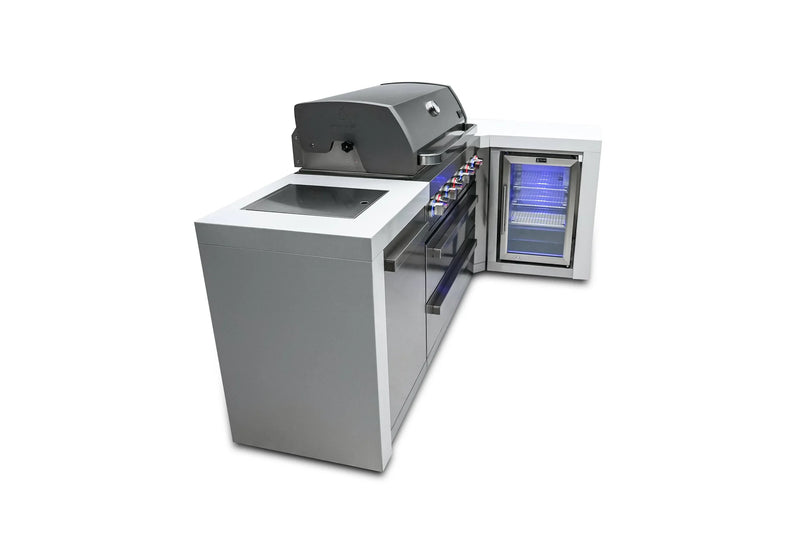 Load image into Gallery viewer, Mont Alpi 805 Deluxe Island with a 90 Degree Corner and a Fridge Cabinet