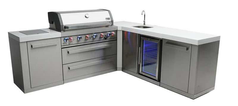 Load image into Gallery viewer, Mont Alpi 805 Island with a 90 Degree Corner and Beverage Center