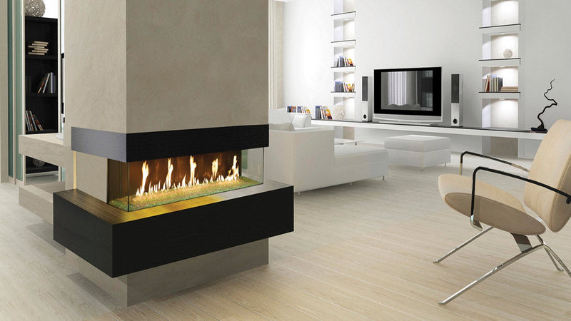Load image into Gallery viewer, Bay Linear Gas Fireplace
