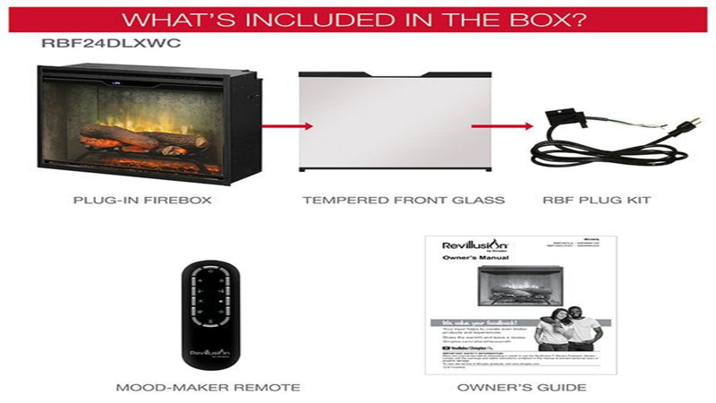 Load image into Gallery viewer, Revillusion® Built-In Firebox/Fireplace Insert , Weathered Grey
