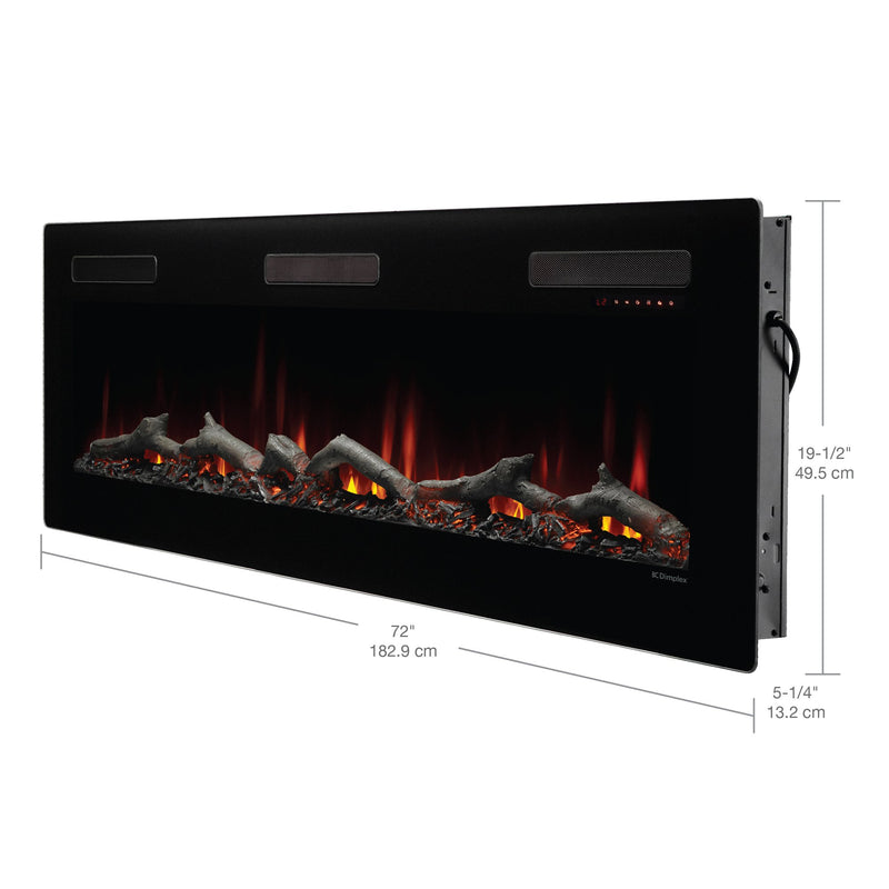 Load image into Gallery viewer, Sierra 72" Wall-mounted/Built-In Linear Electric Fireplace