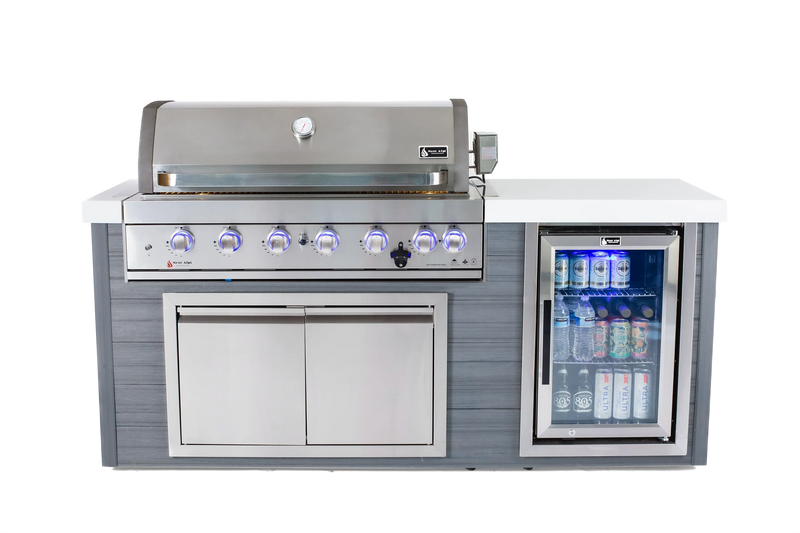 Load image into Gallery viewer, Mont Alpi 6 Burner Stainless Steel Artwood Outdoor Kitchen