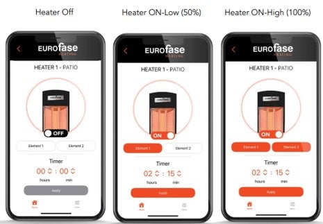 Load image into Gallery viewer, EUROFase Electric Heater Smart Wi-Fi Controller