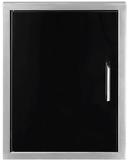 Vertical Single Door 16″ X 22″ Ranch (Black)