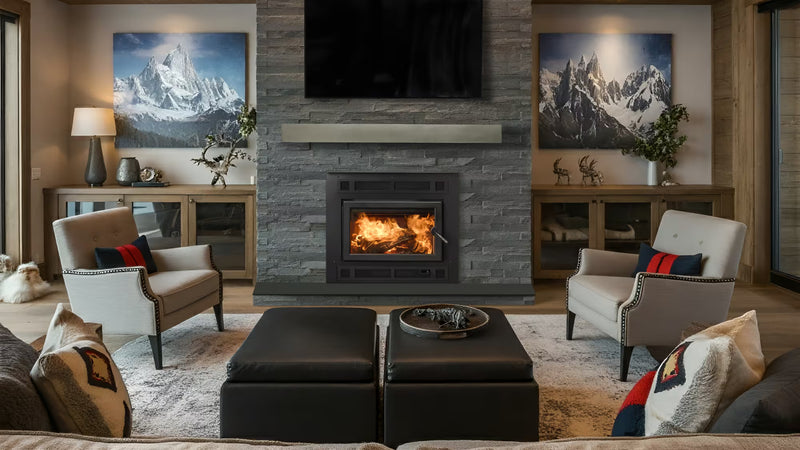 Load image into Gallery viewer, Pioneer II Wood-Burning Fireplace

