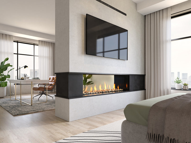 Load image into Gallery viewer, Seattle See-Through Gas Fireplace CST60
