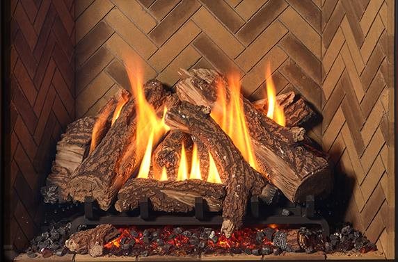 Load image into Gallery viewer, Medium Traditional Gas Fireplace - G800P
