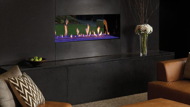 Load image into Gallery viewer, See-Thru Linear Gas Fireplace
