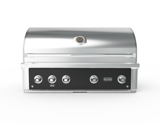 The Ranch Pro 42″ Gas Grill  Black with 42" Black Grill Cart