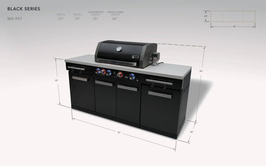 Mont Alpi 957 Black Stainless Steel