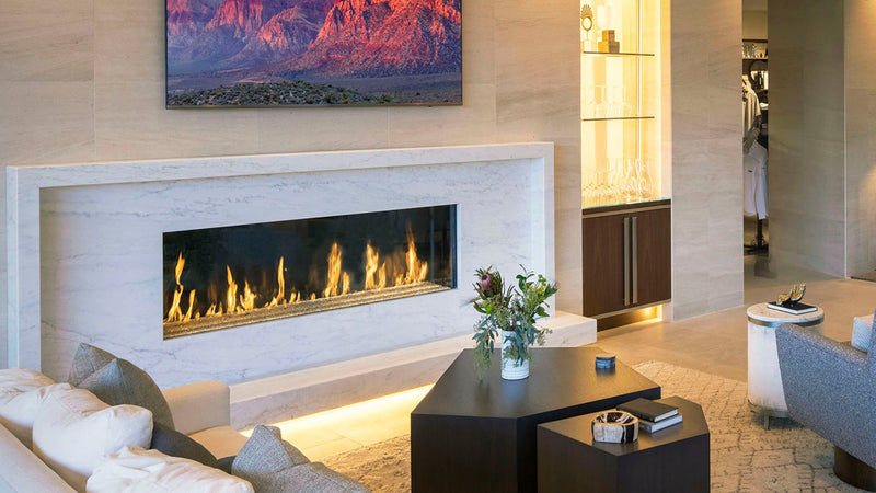 Load image into Gallery viewer, Single-Sided Linear Gas Fireplace
