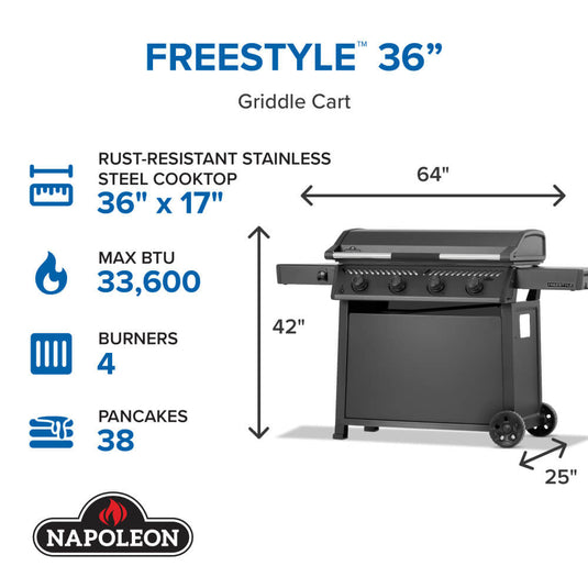 Freestyle™ 36 Inch Griddle