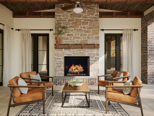 Extra Large Traditional Gas Fireplace - G1200P