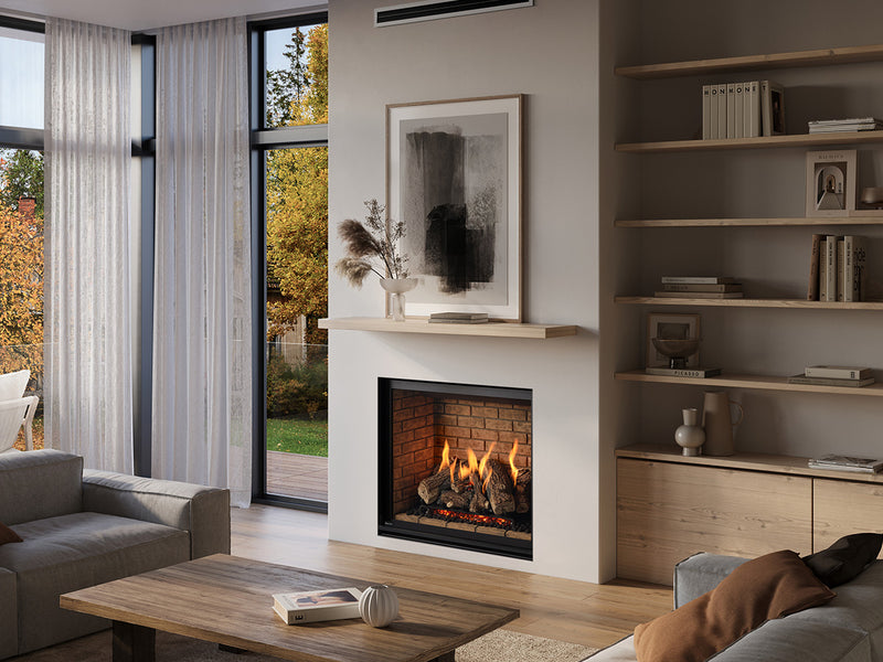Load image into Gallery viewer, Medium Traditional Gas Fireplace - G800P
