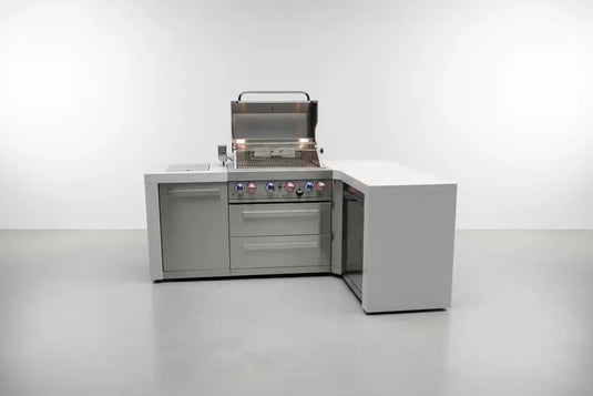 Mont Alpi 400 Deluxe Island with a 90 Degree Corner