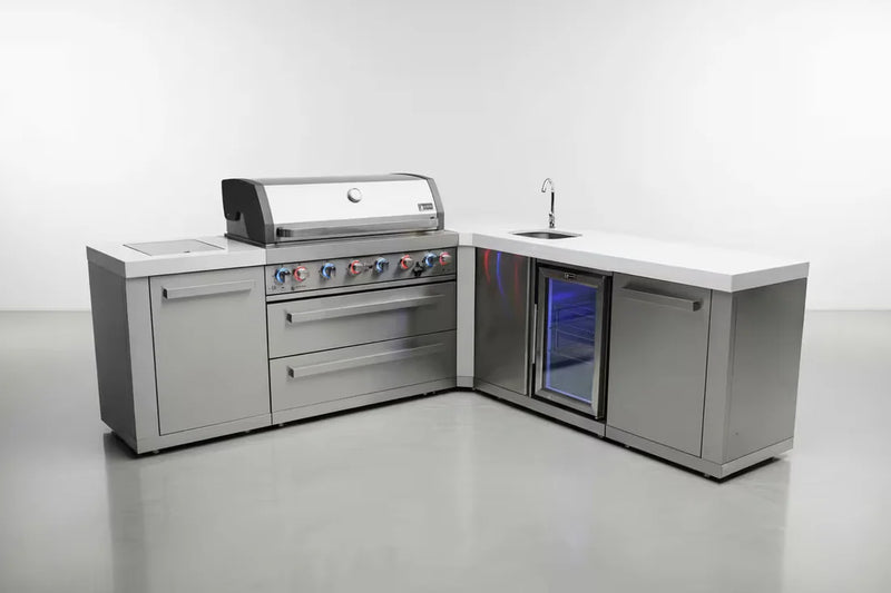 Load image into Gallery viewer, Mont Alpi 805 Island with a 90 Degree Corner and Beverage Center
