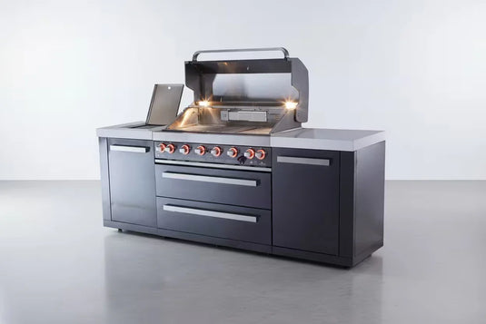 Mont Alpi 805 Black Stainless Steel Island