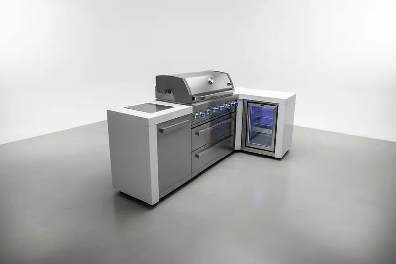 Load image into Gallery viewer, Mont Alpi 805 Deluxe Island with a 90 Degree Corner and a Fridge Cabinet
