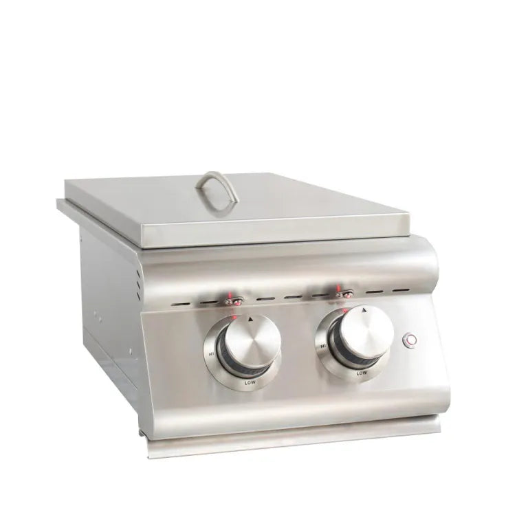 Load image into Gallery viewer, Blaze Built-In Premium LTE Double Side Burner with Lights
