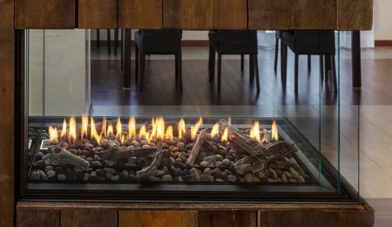 Load image into Gallery viewer, RP424PF 3-Sided Pier Fireplace
