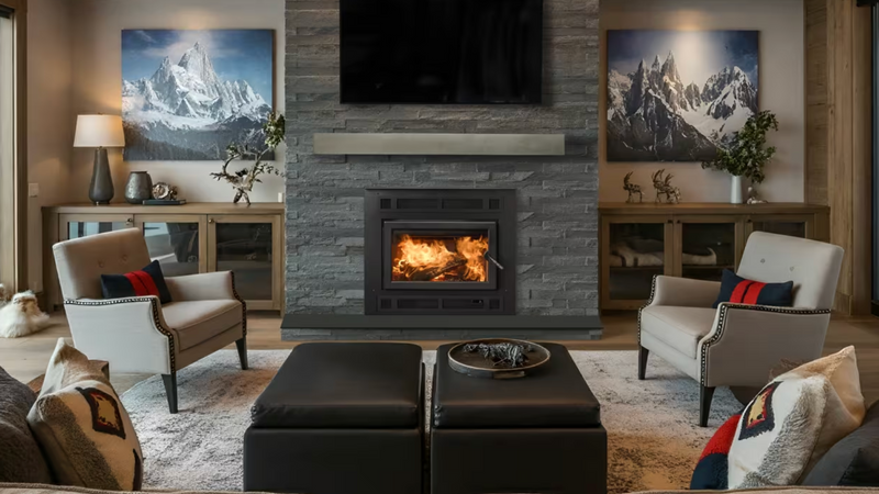 Load image into Gallery viewer, Pioneer II Wood-Burning Fireplace
