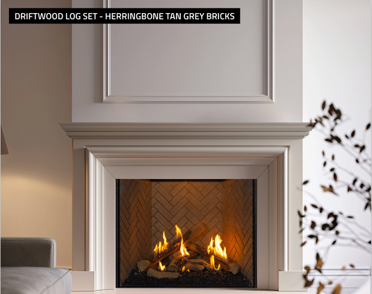 Ortal Wilderness Traditional 42" Overview Fireplace (Open box)