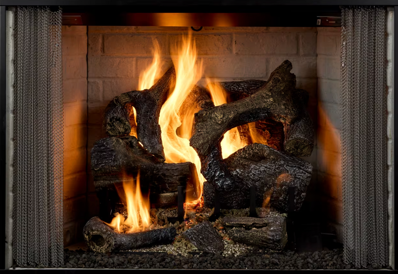 Load image into Gallery viewer, Cottagewood Outdoor Open Wood Heat &amp; Glo Fireplace
