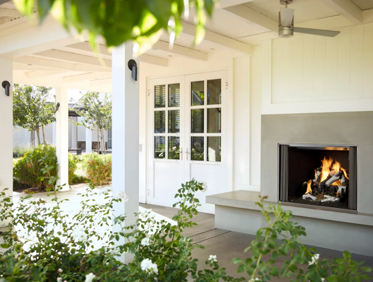 Cottagewood Outdoor Open Wood Heat & Glo Fireplace