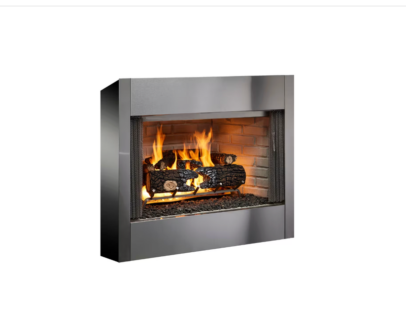 Load image into Gallery viewer, Villawood Outdoor Open Wood  Heat &amp; Glo Fireplace
