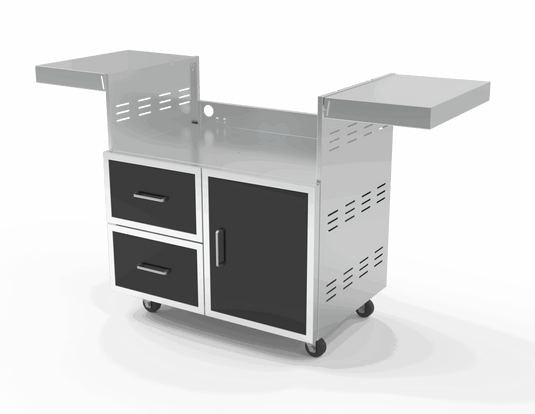 The Ranch Pro 30″ Gas Grill 304 Black SS with 30