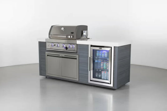 Mont Alpi 4 Burner Stainless Steel Artwood Outdoor Kitchen