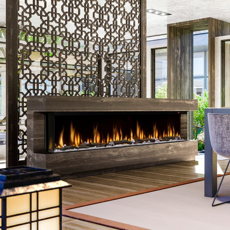Load image into Gallery viewer, Ignite Bold 100" Linear Electric Fireplace
