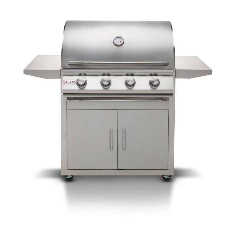 Load image into Gallery viewer, Blaze 4 Burner preluden LBM Gas Grill NG With 32" Cart (Floor Model)
