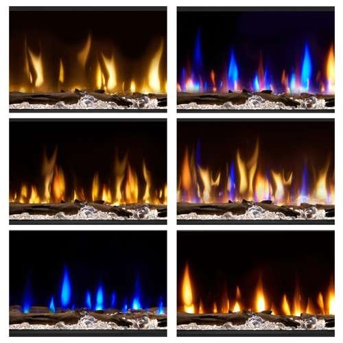Load image into Gallery viewer, Ignite Bold 74" Linear Electric Fireplace
