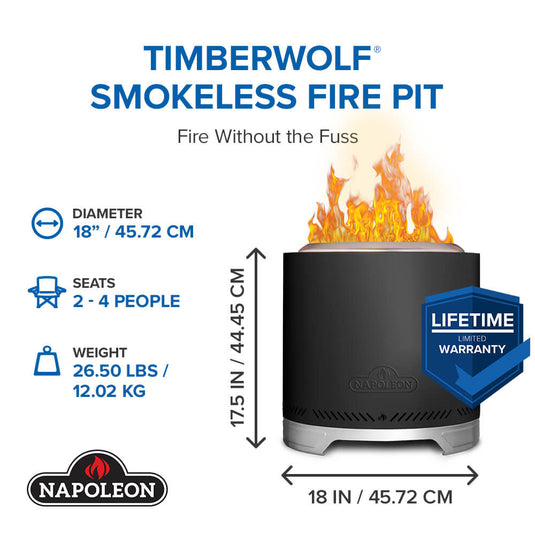 Timberwolf® Smokeless Fire Pit