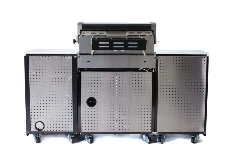 Load image into Gallery viewer, Mont Alpi 957 Black Stainless Steel Compact Kicthen and Fridge
