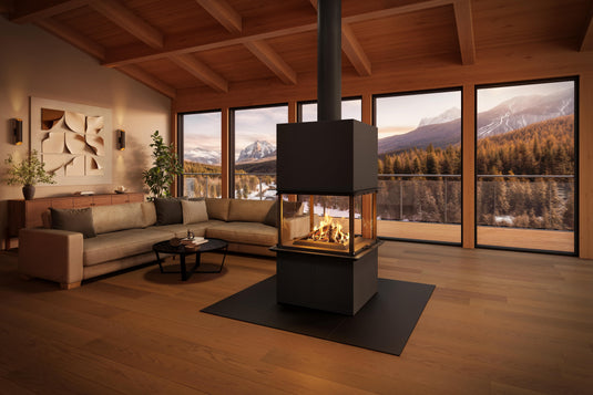 ORLEANS - Valcourt Wood Fireplace