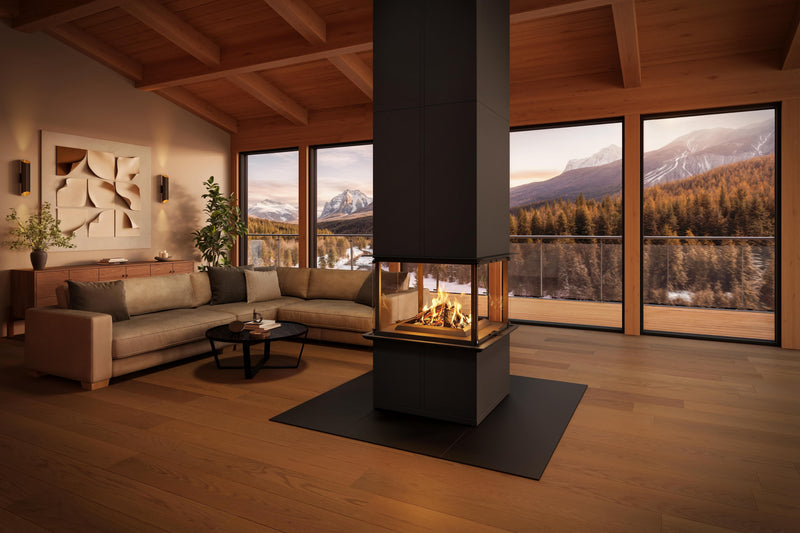 Load image into Gallery viewer, ORLEANS - Valcourt Wood Fireplace
