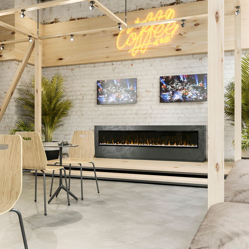 Load image into Gallery viewer, Ignite XL 100" Linear Electric Fireplace
