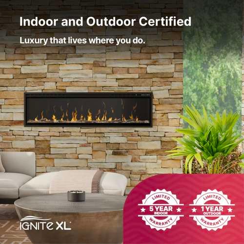 Ignite XL 60in Linear Electric Fireplace